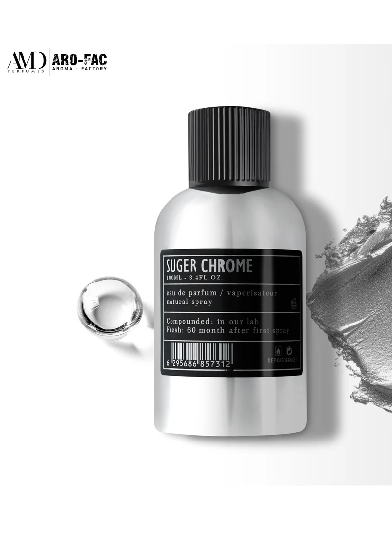 AMD Perfumes Aro Fac Suger Chrome By AMD Perfumes Men and Women Fragrance EDP 100ml