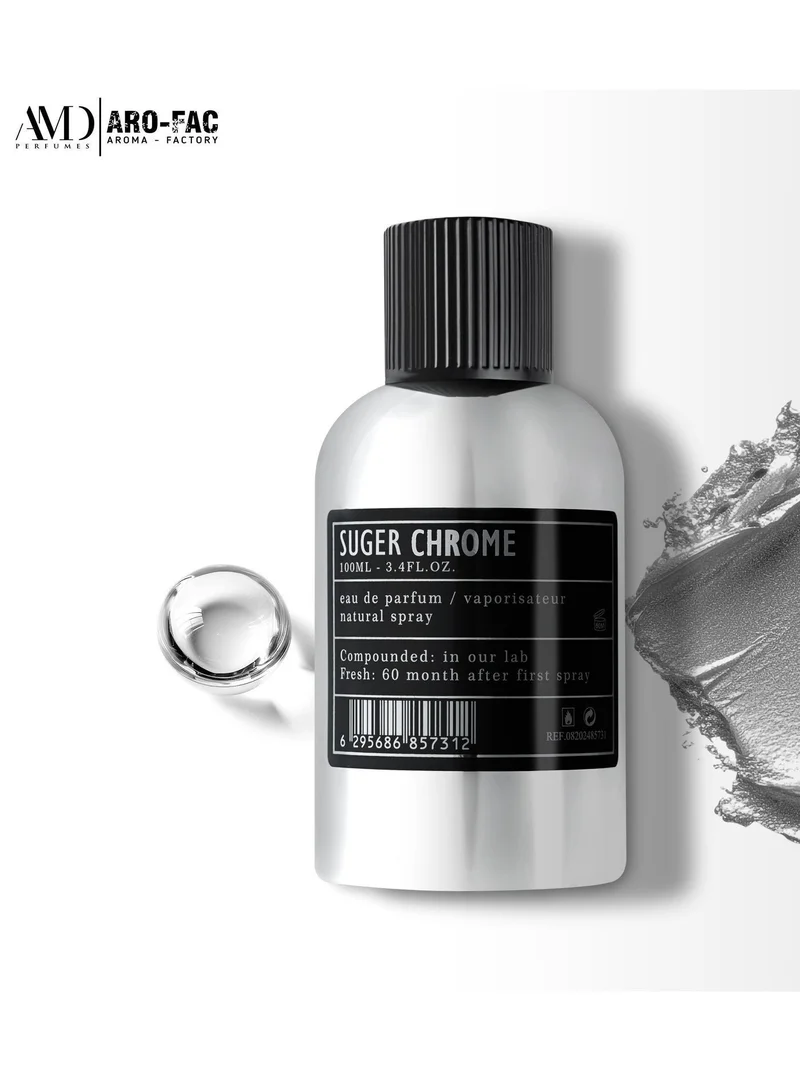 AMD Perfumes  Aro Fac Suger Chrome By AMD Perfumes Men and Women Fragrance EDP 100ml  | Best Price UAE