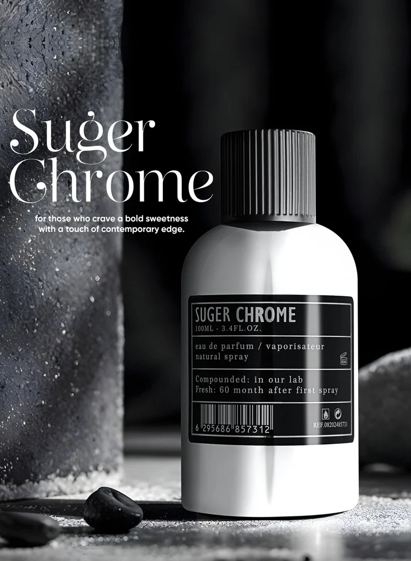 AMD Perfumes  Aro Fac Suger Chrome By AMD Perfumes Men and Women Fragrance EDP 100ml  | Best Price UAE