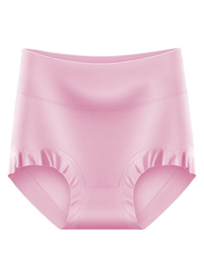 Modal High-waisted Women's Underwear Women's Body-shaping Antibacterial Crotch Middle-aged And Elderly Loose Large Size Fat Girl Triangle Shorts