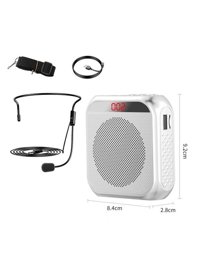 KASTWAVE Portable Rechargeable Voice Amplifier with Wired Microphone Headset - Image 1