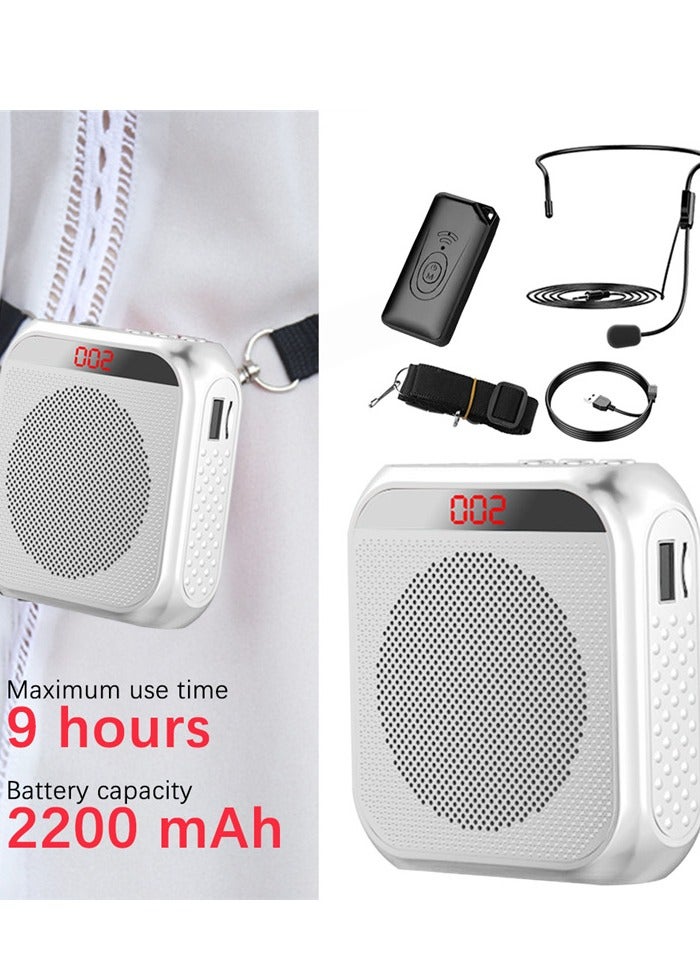 KASTWAVE Portable Rechargeable Voice Amplifier with Wired Microphone Headset - Image 4