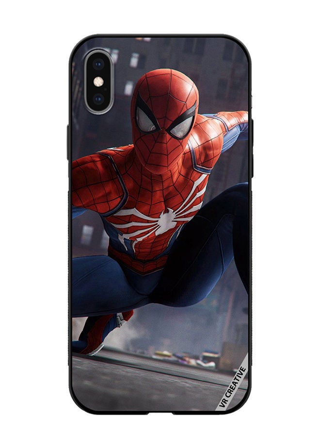 VR CREATIVE Protective Case Cover For Apple iPhone XS Max Spiderman Design Multicolour - Image 1
