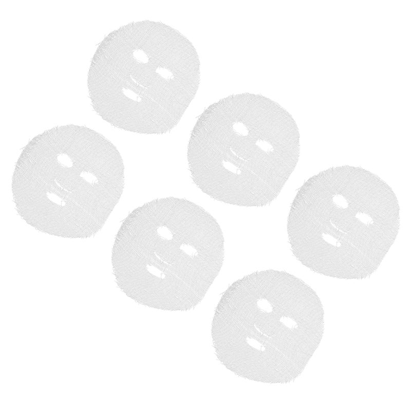 100pcs Precut Gauze Facial Mask Strong Water Absorption Disposable DIY Face Mask Sheets for Salon - Image 2