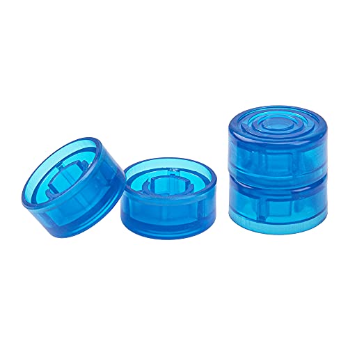 Yootones 15Pcs Yootones Guitar Effect Footswitch Topper,Foot Nail Cap Pedal Topper Compatible with Protection Cap Make Effect Footboard More Efficient Anti-Slip Surface (Light blue) - Image 4