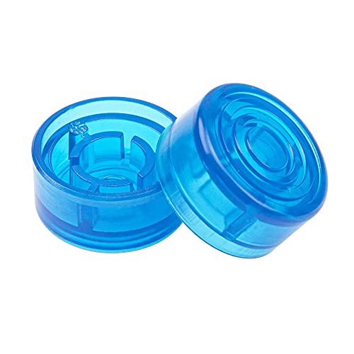 Yootones 15Pcs Yootones Guitar Effect Footswitch Topper,Foot Nail Cap Pedal Topper Compatible with Protection Cap Make Effect Footboard More Efficient Anti-Slip Surface (Light blue) - Image 3
