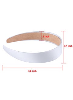 16 Pieces Satin Headbands White Headband 1 Inch Satin Hard Headbands Diy Hair Headbands For Women - pzsku/ZBB3E6FB96E39E75EEF24Z/45/_/1719052355/61f8e2a5-82a8-4e31-b5f7-18dabce7a459