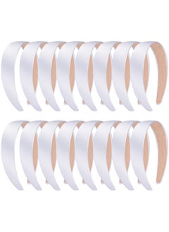 16 Pieces Satin Headbands White Headband 1 Inch Satin Hard Headbands Diy Hair Headbands For Women - pzsku/ZBB3E6FB96E39E75EEF24Z/45/_/1719052356/b471f922-9a69-44e0-aa8b-ef1e86d22375