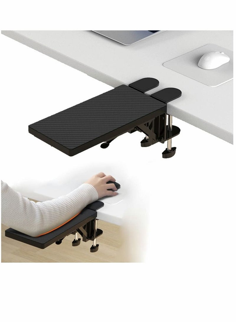 سيوسي مساند المعصم ، دعامة دعم ذراع الكمبيوتر ، مناسبة لمكاتب المكاتب ، دعم قوي لذراع الماوس ، موسع مكتب الكمبيوتر ، مناسب للمنزل والمكتب - Image 1