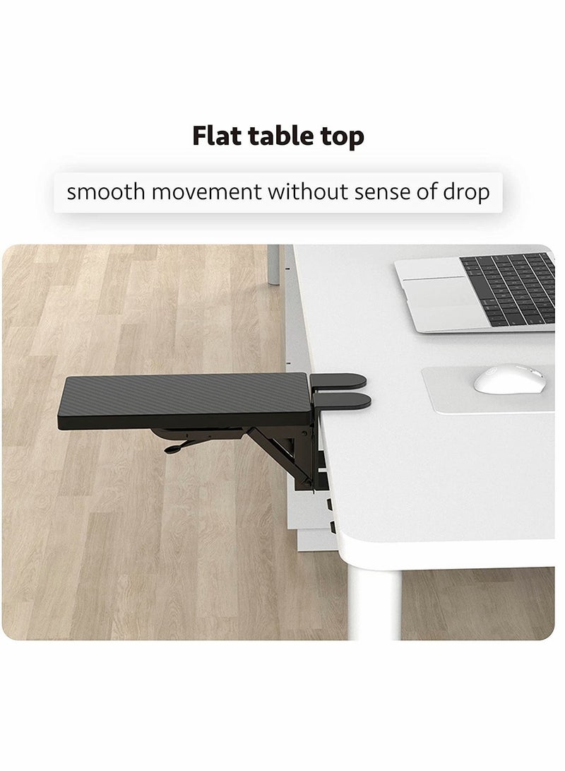 سيوسي مساند المعصم ، دعامة دعم ذراع الكمبيوتر ، مناسبة لمكاتب المكاتب ، دعم قوي لذراع الماوس ، موسع مكتب الكمبيوتر ، مناسب للمنزل والمكتب - Image 2