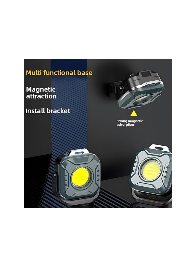 QLIGHT QLIGHT 2PACK Rechargeable Mini Flashlight Outdoor Led Torch Light, COB Camping Lights Outdoor, Adjustable Color Temp (2700K-8000K), Waterproof, Emergency Light Rechargeable, Light for Camping. - Image 5