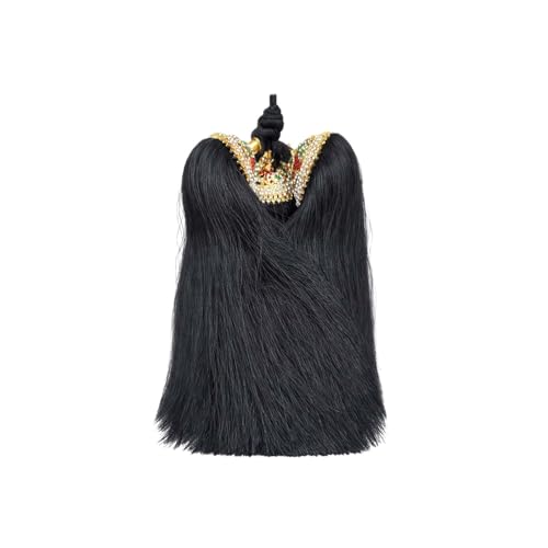 VAMA Jada Kunjalam Kupullu Billalu Bridal False Hair Choti Jadai Billai Set Jewellery For Wedding - Black - Image 1