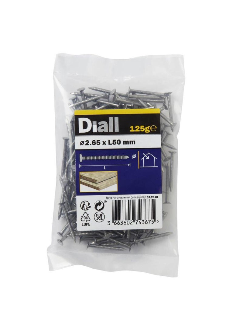 Carbon Steel Annular Ring Nail Pack 2.65 X 50 Mm 