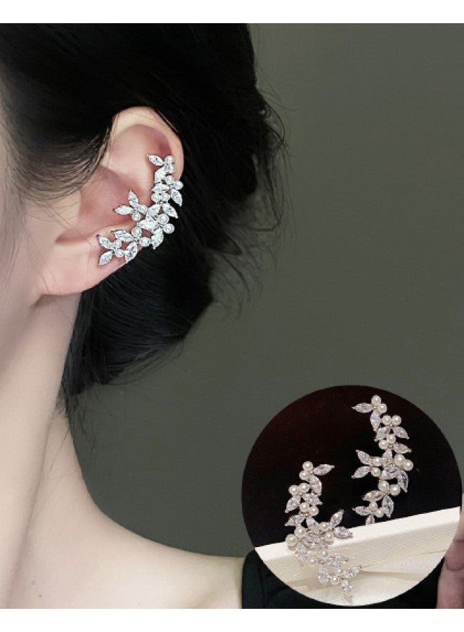 pincai Earrings 2025 Earrings For Women, Elegant And High-end, Youthful And Light Luxury, Imitation Pearl, Elegant Ear Cuffs, Versatile For Women - Image 1