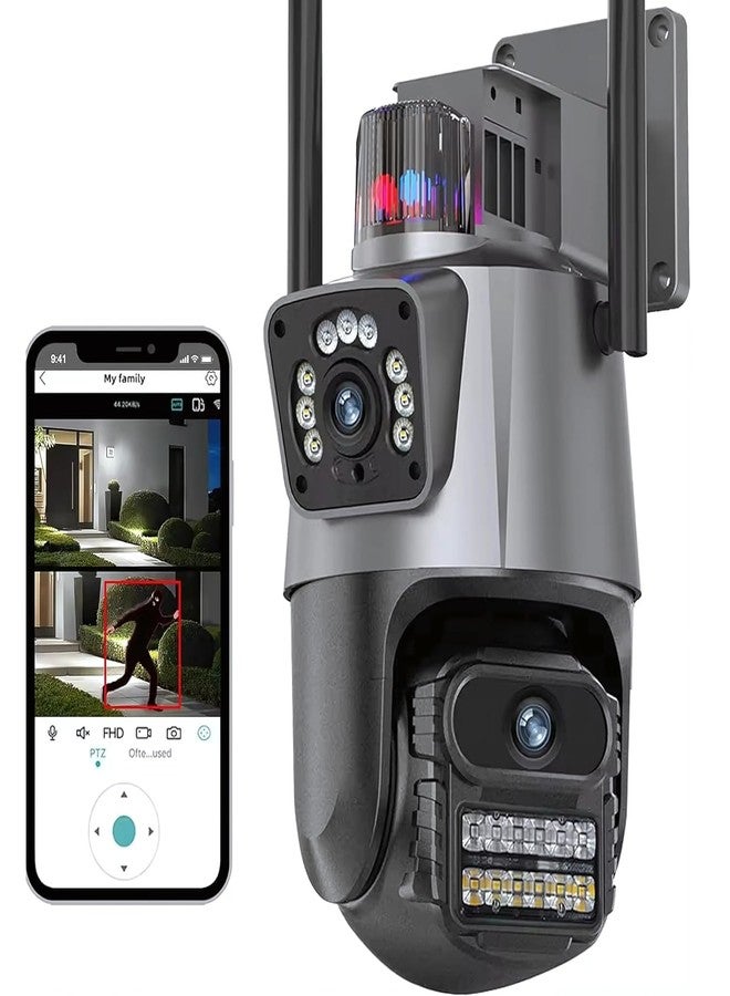 MAYUMI 2k High Definition CCTV | Weatherproof with Night Vision Ai Motion Detection 2way Calling/Sd Card/Cloud | 6MP Outdoor WiFi CCTV Camera for Home Office Farm Construction Outdoor - Image 1