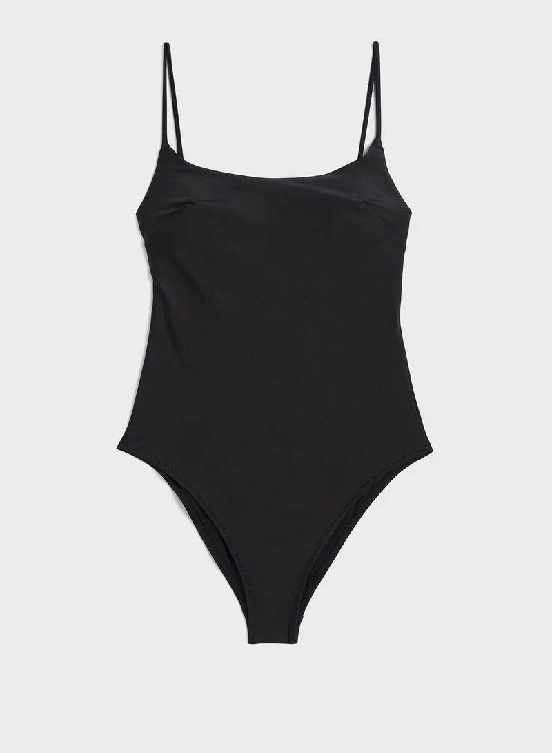 H&M Strappy High Leg Swimsuit