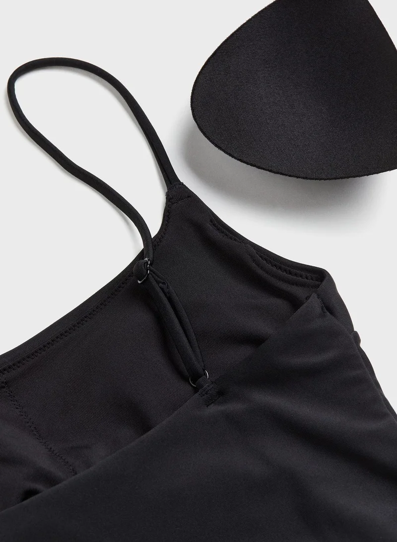 H&M Strappy High Leg Swimsuit