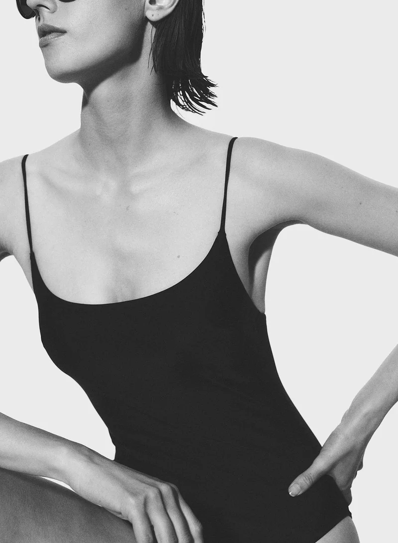 H&M Strappy High Leg Swimsuit
