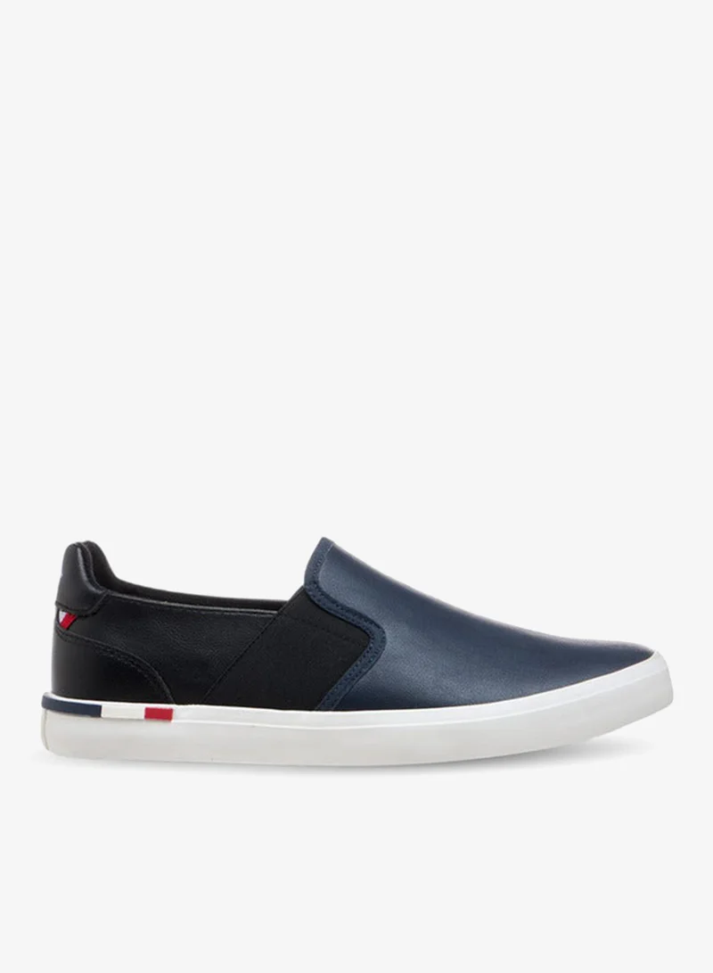 Lee Cooper NAVY Men's Colourblock Slip-On Loafers - PZ-3051 for Men | Best Price UAE