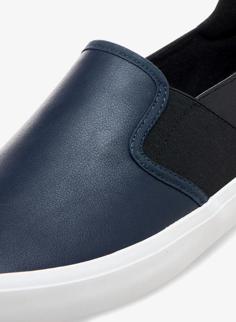 Lee Cooper NAVY Men's Colourblock Slip-On Loafers - PZ-3051 for Men | Best Price UAE