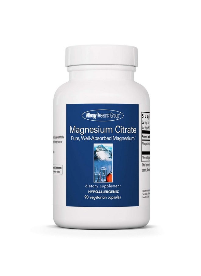 Allergy Research Group - Magnesium Citrate 170 Mg 90 Capsules - Image 1