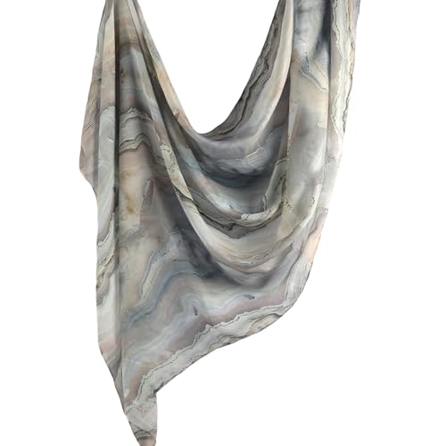 ZGMYC Women's Watercolor Floral Print Hijab Scarf Soft Modal Cotton Muslim Head Wraps Shawls Fahion Islamic Instant Hijab - Image 2