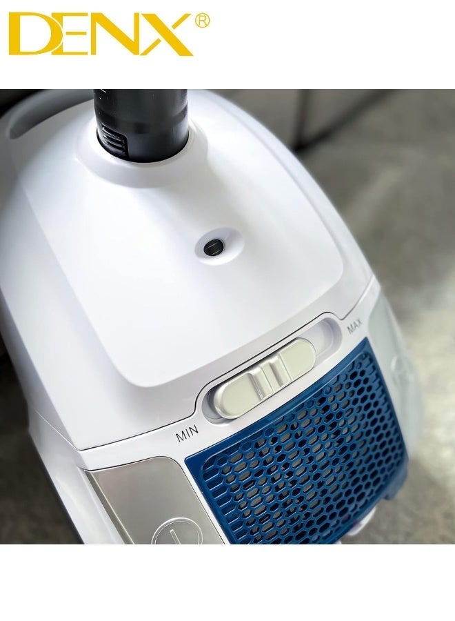 Denx Bagless Vacuum Cleaner, 1600W Dust Pick Vacuum with Filter, Suitable for Home, Hard Floors and Carpets, Lightweight with Strong Suction Power, Corded Vacuum, Large 2L Dust Bin, 4.5m Retractable Cord - Image 5