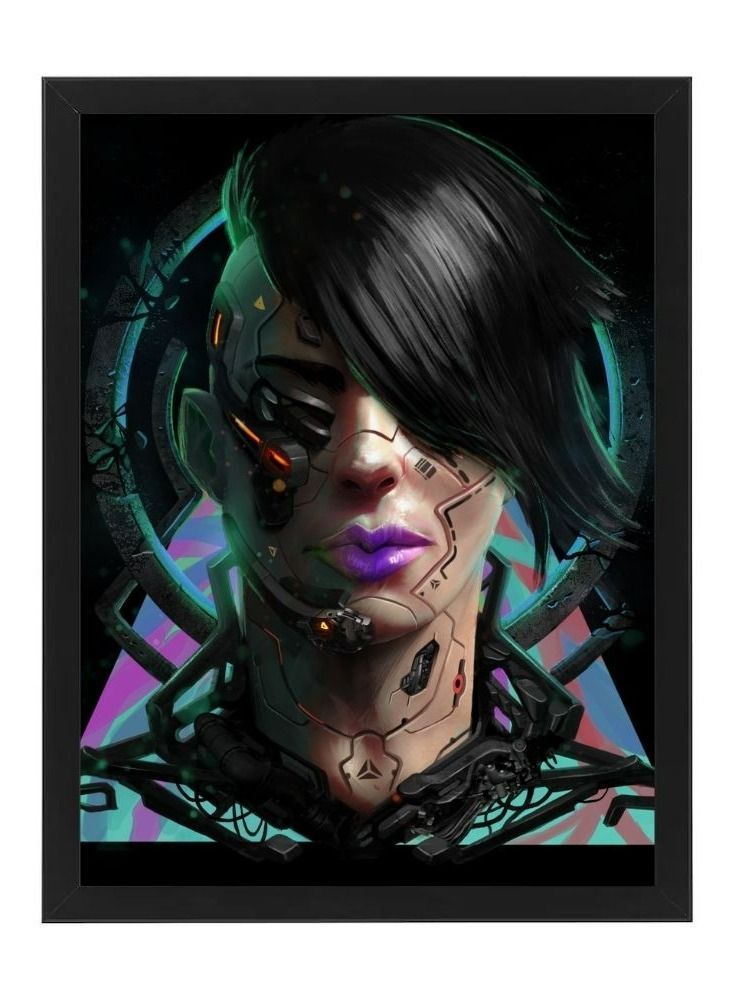 RKN Digital Wall Art Poster Frame Deus 21X30 cm - Image 2