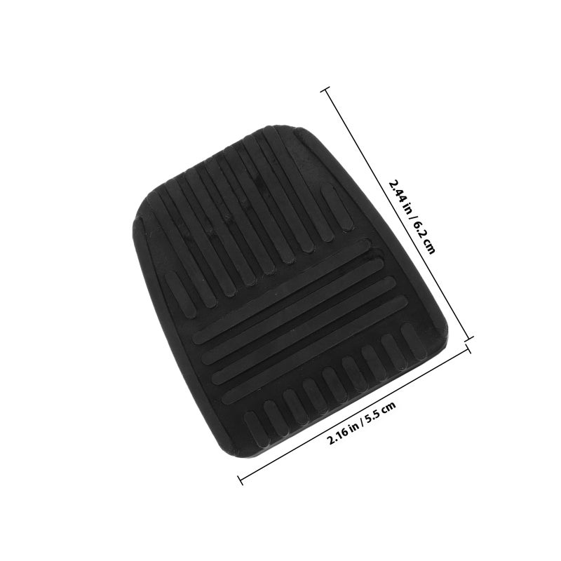 Pedal Covers, Nonslip and Durable Rubber Design for Car Brake and Clutch Pedals - Image 2