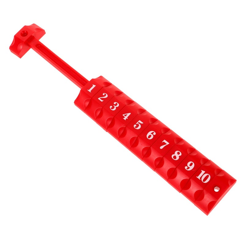 Red Foosball Score Counter Table Soccer Game Accessory 26 5X4X1CM - Image 2