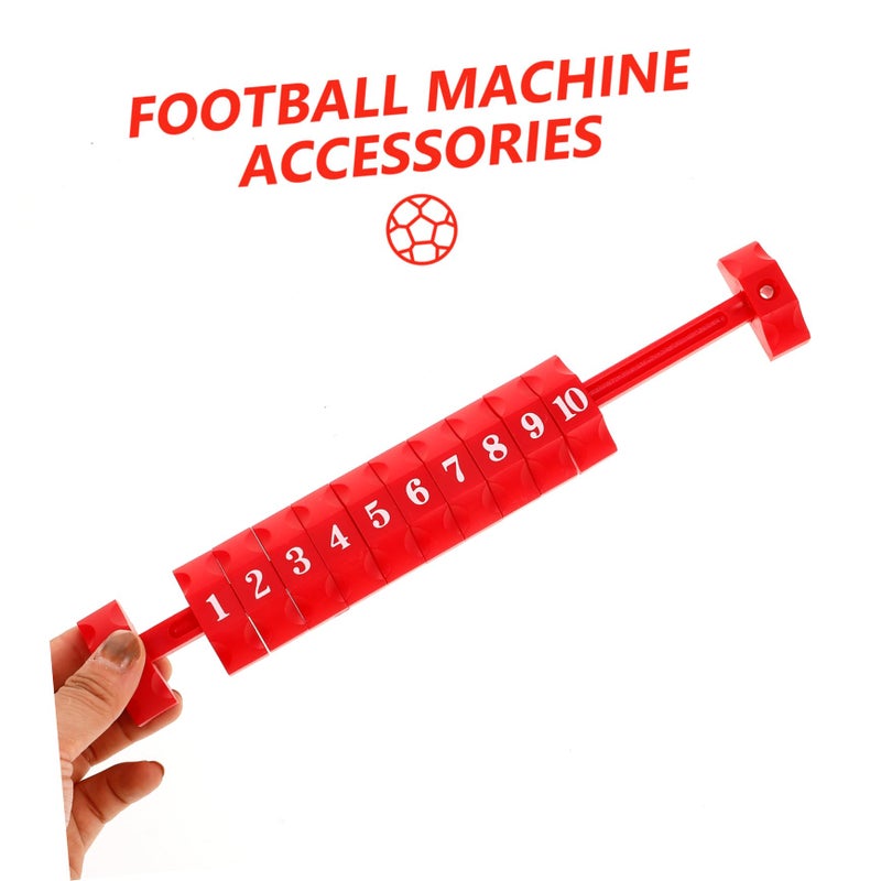 Red Foosball Score Counter Table Soccer Game Accessory 26 5X4X1CM - Image 4