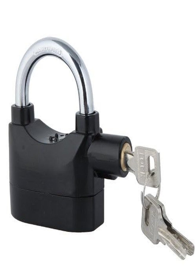 ImegaZ Anti Theft Motion Sensor Alarm Lock. Security Smart Padlock Siren for Home Office with 3 Keys Black - Image 2