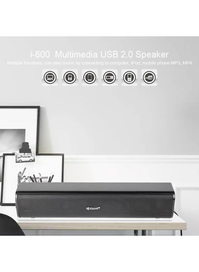 كيسونلي مكبر صوت Kisonli L-600 USB ستيريو – أداء مدمج وواضح - Image 3