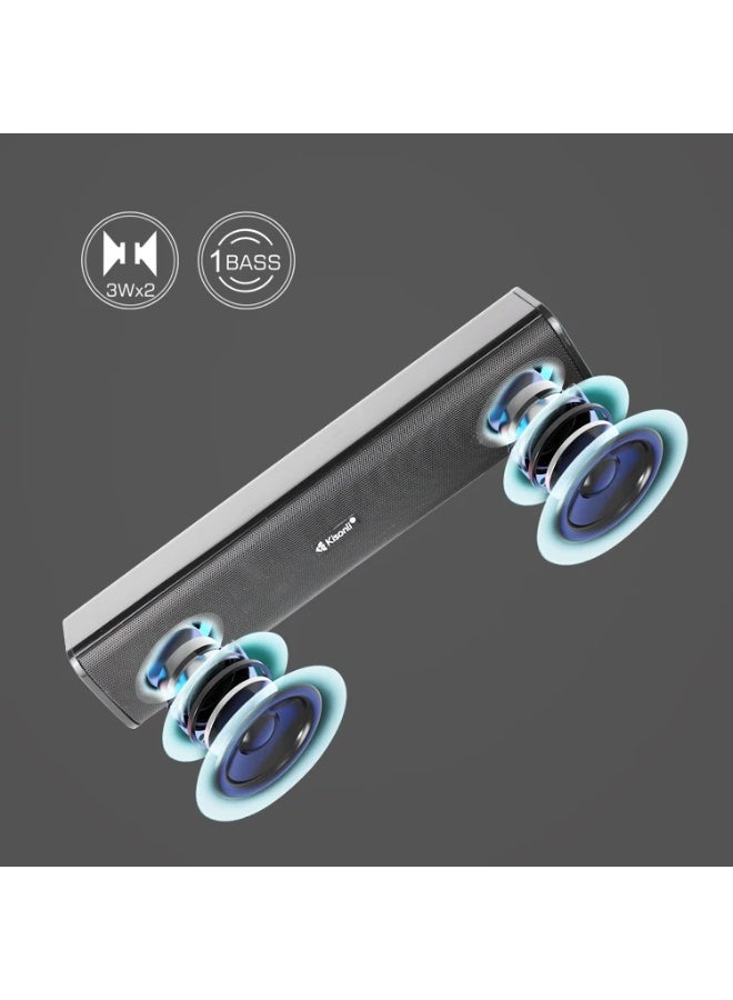 كيسونلي مكبر صوت Kisonli L-600 USB ستيريو – أداء مدمج وواضح - Image 5