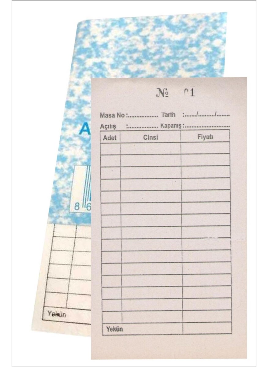 Sam Ofset Sam Billing Receipt, Billing Book 7X15 cm (Small Size) 100 Sheets Numbered  - Image 2