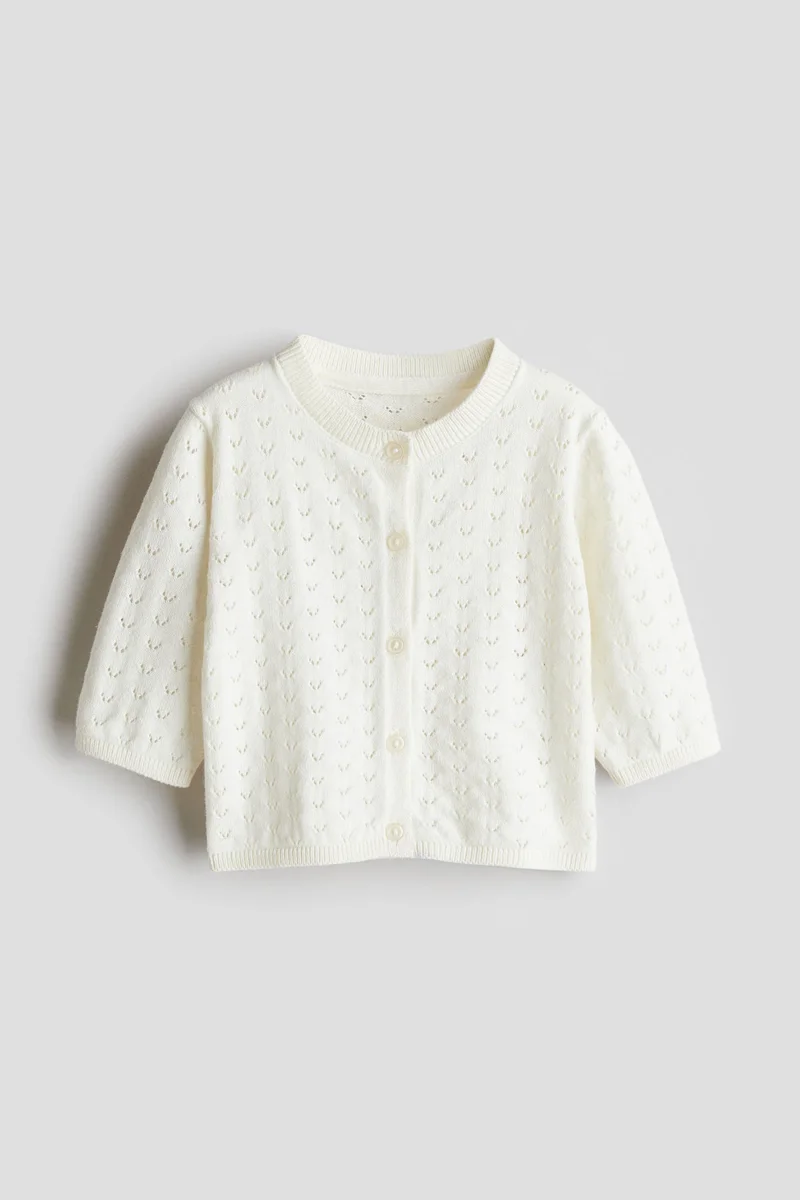 H&M Pointelle-knit cardigan