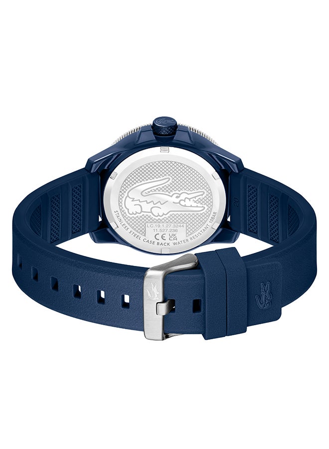 LACOSTE ROUND ANALOG MEN'S NAVY CASE WATCH - 2011413 - Image 2