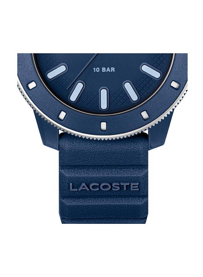 LACOSTE ROUND ANALOG MEN'S NAVY CASE WATCH - 2011413 - Image 4