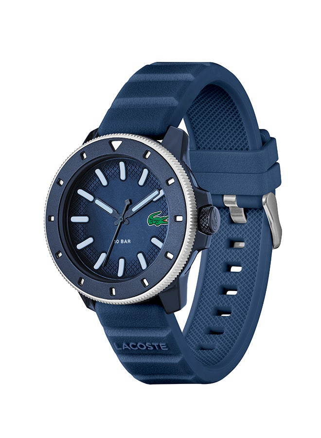 LACOSTE ROUND ANALOG MEN'S NAVY CASE WATCH - 2011413 - Image 3