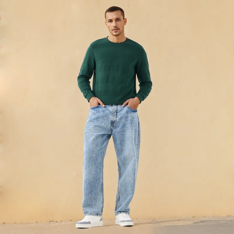 Splash FAV Textured Sweatshirt