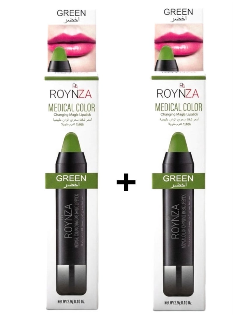 MEDICAL COLOR CHANGING MAGIC LIPSTICK 2PCS