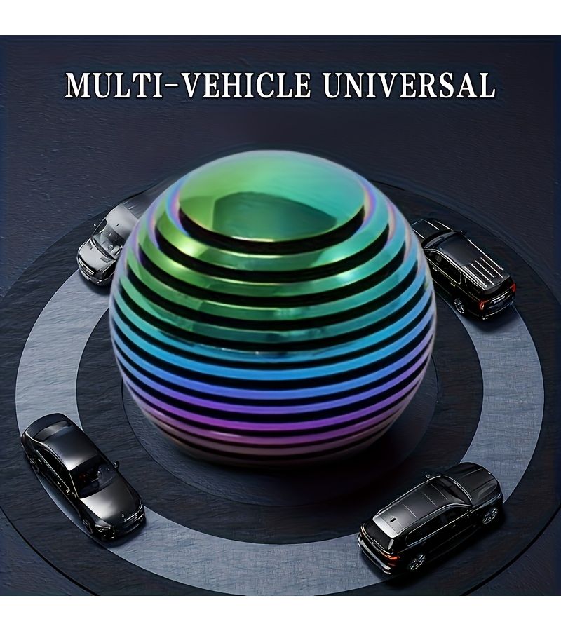 Universal Manual To Automatic Gear Shift Knob Head Shift Stick Silvery - Image 1