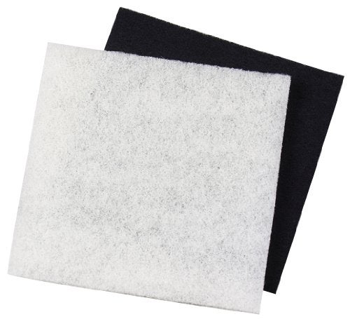 Pondmaster Danner 12202 Carbon and Coarse Pad Replacement Filter, Black, 12"x 12" - Image 1