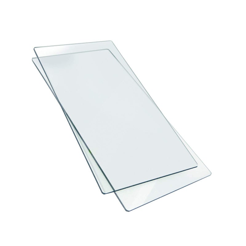 Sizzix Extended Cutting Pads 655267 Transparent Multi Color 1463 inches x 625 inches x 013 inches 2 Pack