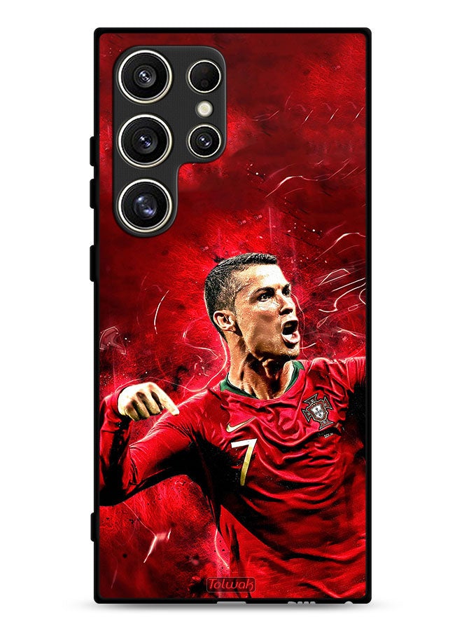 Tolwak Samsung Galaxy S24 Ultra 5G Protective Case Cover Cristiano Ronaldo - Image 1