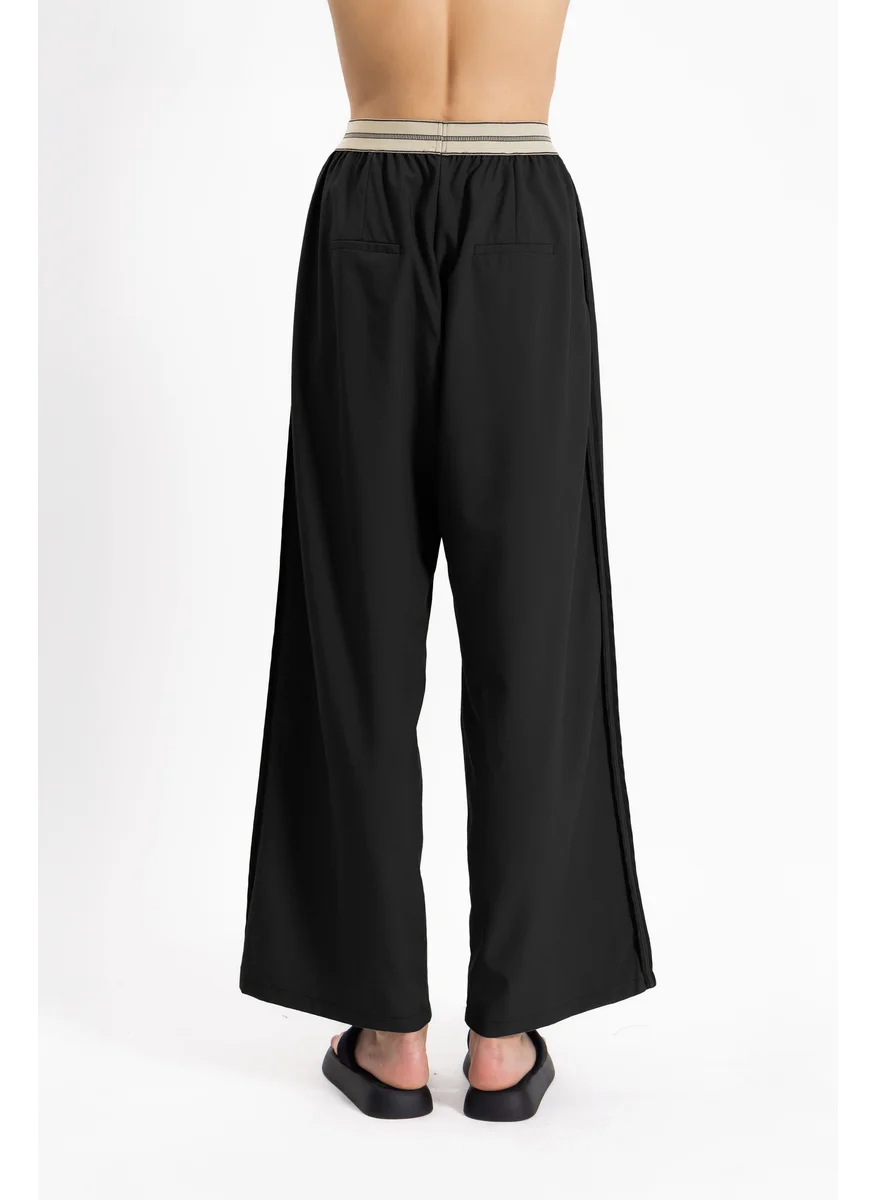 شايبس DETAILED WIDE LEG COMFORT TROUSERS