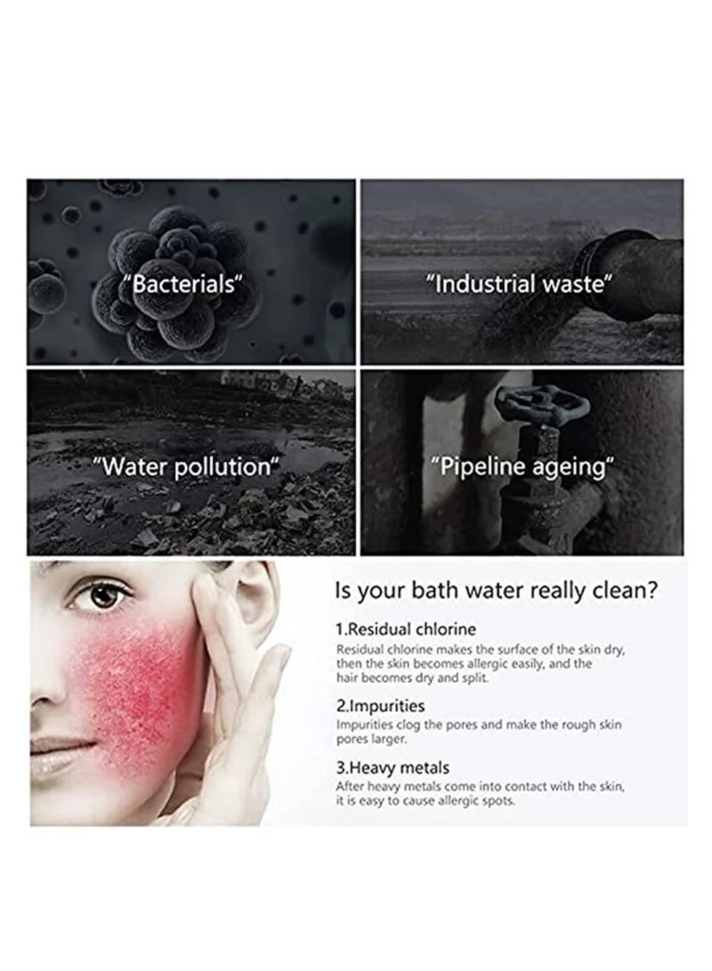 DIGI CORE Water Saving Flow Shower Head 360 Degree Rotating With Small Fan And Rain High Pressure Spray Nozzle High Pressure Turbo Shower Bathroom Accessories - Image 5