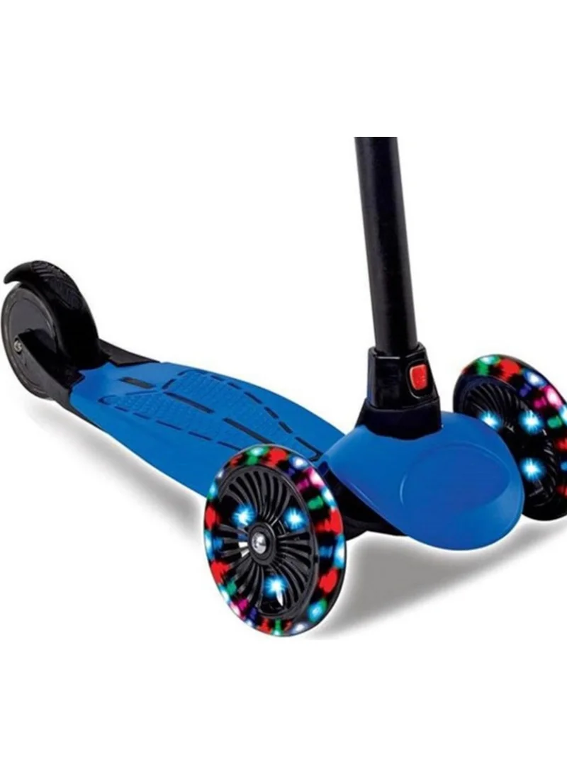 Toprock Store Lighted Child Scooter with Adjustable Steering Wheel - Helmet