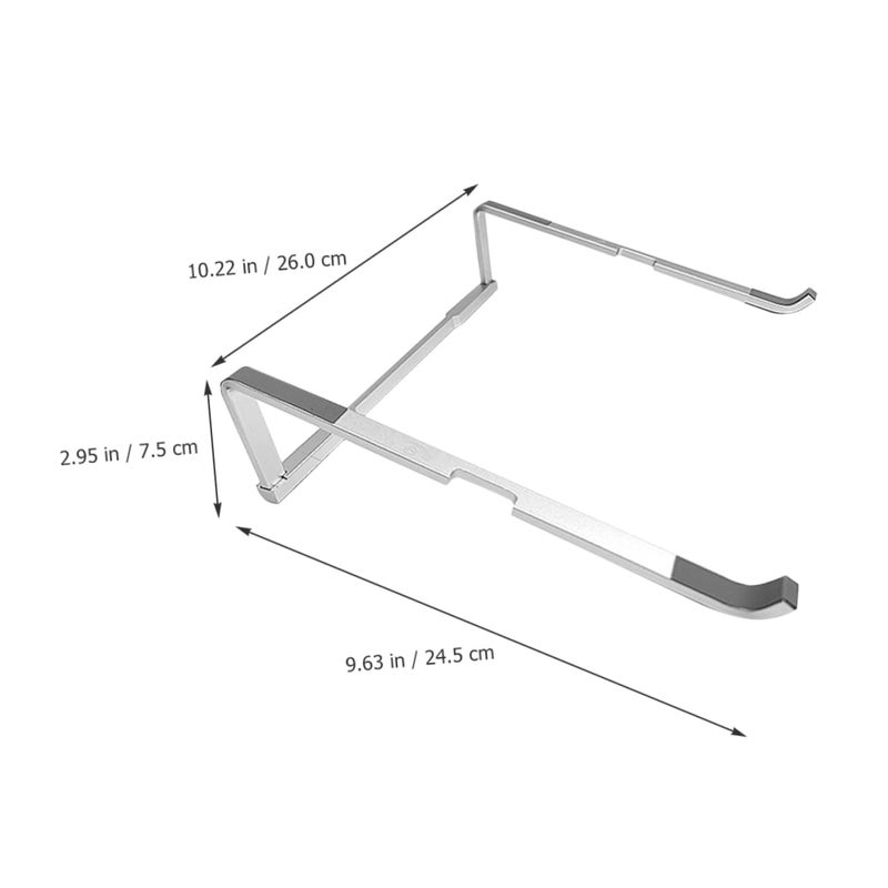 Aluminum Foldable Laptop Stand Portable Ergonomic Holder for Enhanced Airflow and Comfortable Viewing - Image 3