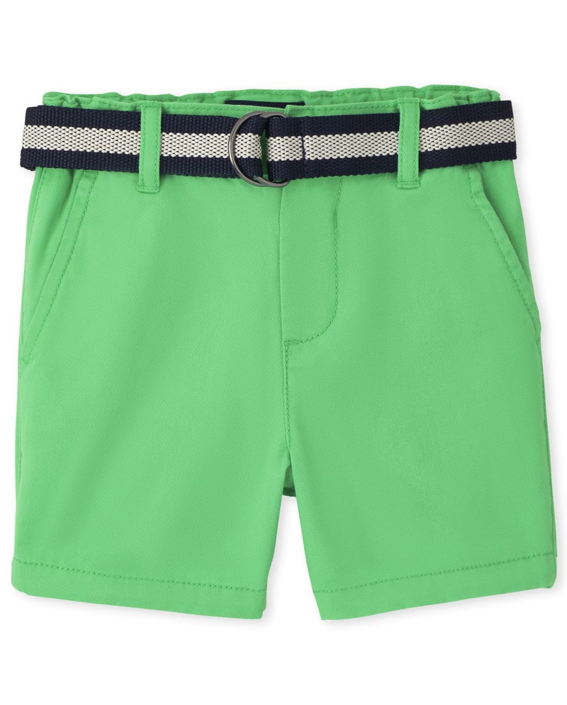 THE CHILDRENS PLACE The Childrens PlaceBaby and Toddler Boys Belted Chino ShortsSweet Pea69MONTHS 